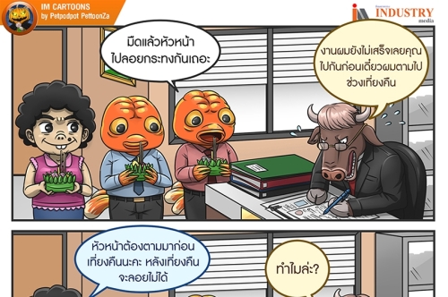 IM CARTOONS: หลังเที่ยงคืนลอยกระทงไม่ได้นะ