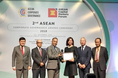 GPSC รับรางวัล TOP 50 ASEAN PLCs ในงาน 2nd ASEAN Corporate Governance (CG) Awards
